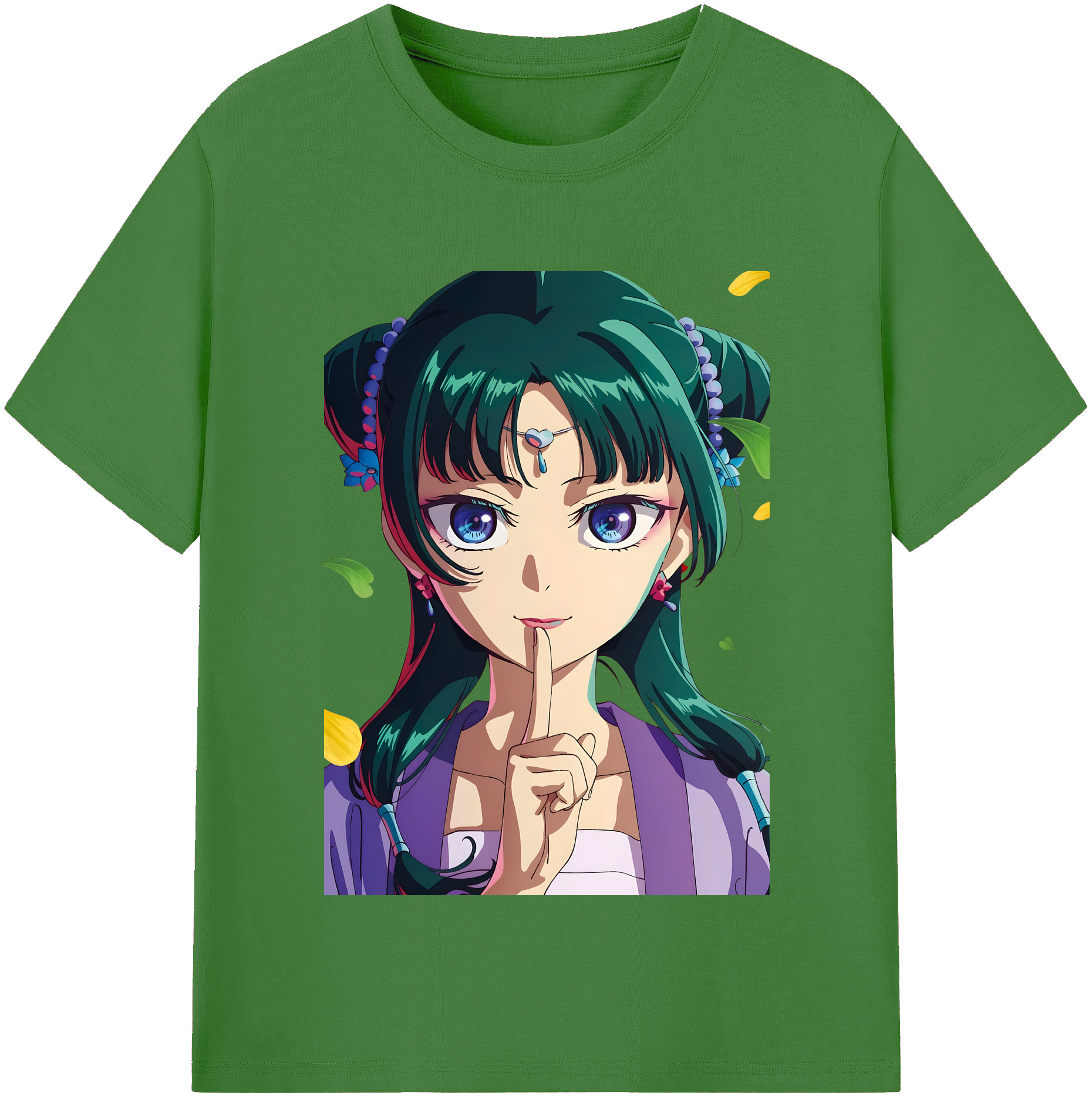 （画像用） 薬屋のひとりごと The Apothecary Diaries レディースカジュアルプリントTシャツ（綿100％）